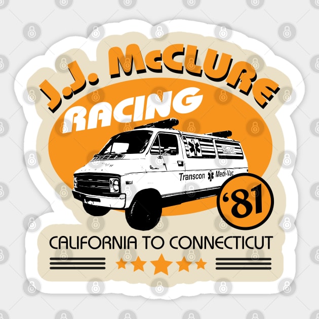 JJ McClure Racing v2 Sticker by Meta Cortex